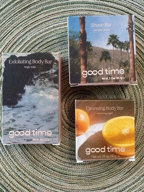 Good Time Soap - 3 Assorted Body & Shave Bars